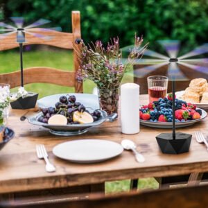 The Ultimate Ultra-Quiet Indoor & Outdoor Battery Powered Table Fly Swatter/Repellent